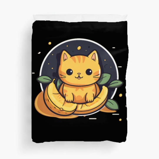 Cananae Banana Cats Cat Love Duvet Covers