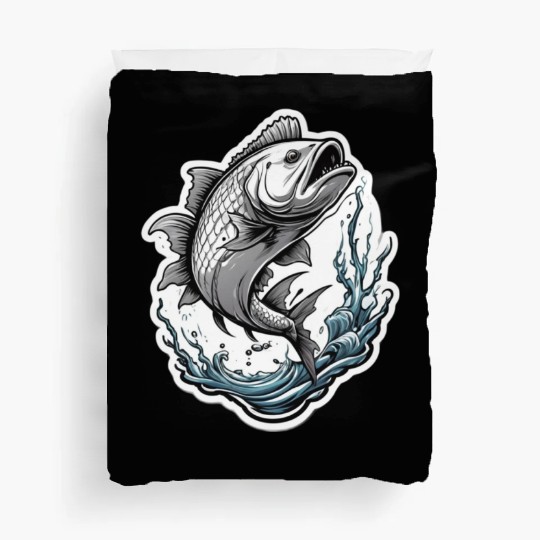 monsters fish Duvet Covers