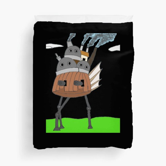 Steampunk Mechanical Moving Castle Duvet Covers