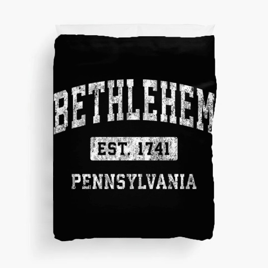 Bethlehem Pennsylvania Pa Established Sports Duvet Covers
