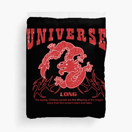 new year chinese dragon Duvet Covers