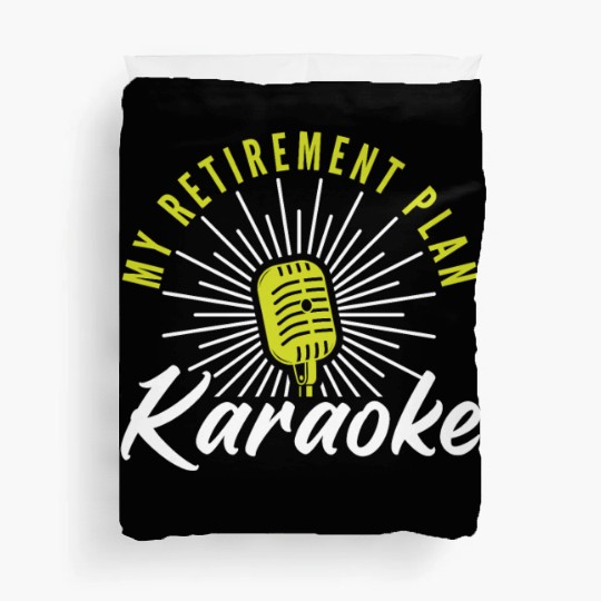 Funny Karaoke Singer Singing Musician Karaoke Gift Duvet Covers