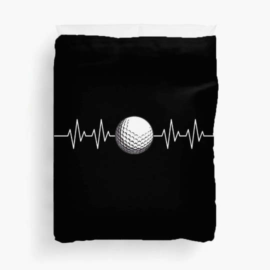 Golf Heartbeat Duvet Covers