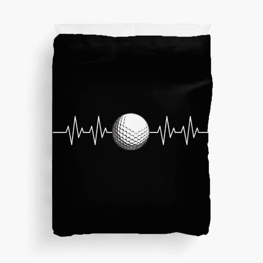 Golf Heartbeat Duvet Covers
