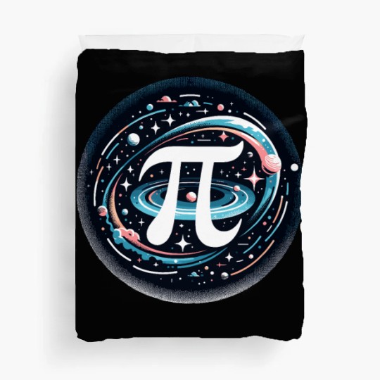 Funny Pi Day 2024 3,14 Pi Number Symbol Math Duvet Covers
