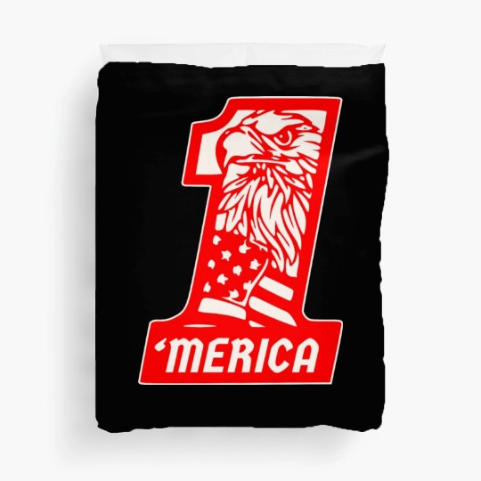‘Merica Eagle #1 © WhiteTigerLLC.Com Duvet Covers