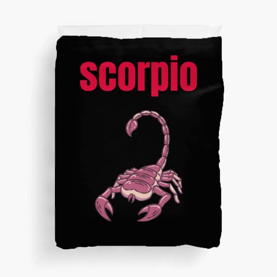 Scorpio Zodiac Sign, Astrology, Horoscope Duvet Covers