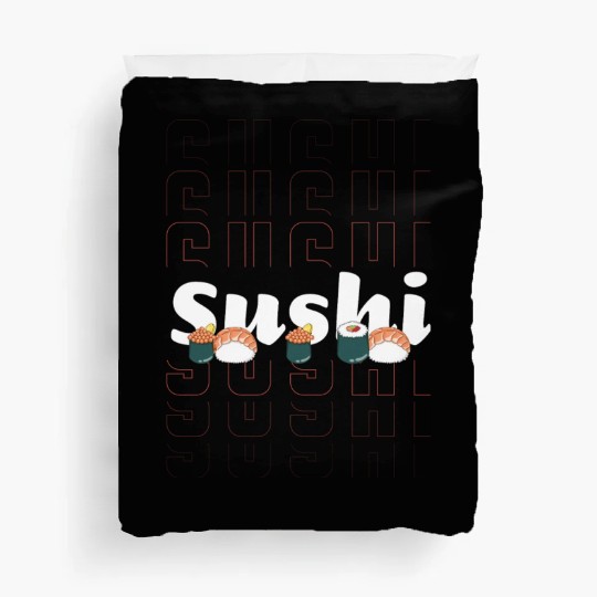 Japanese Fish Maki Cuisine Duvet Covers