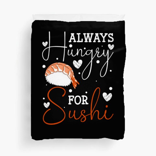 Japanese Fish Maki Cuisine Duvet Covers