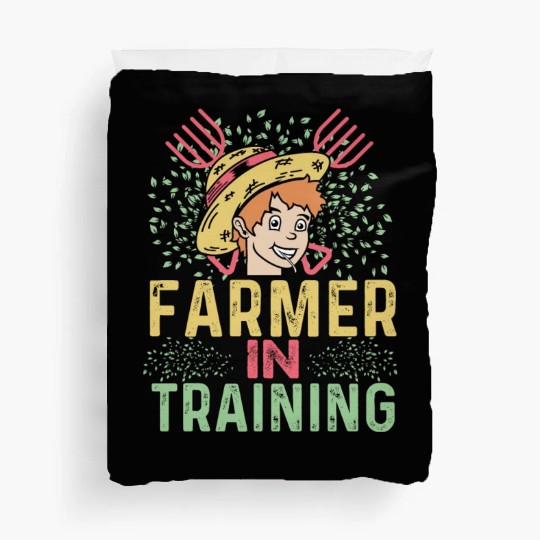 Farmer in Training Vegetable Farmer Gift Duvet Covers