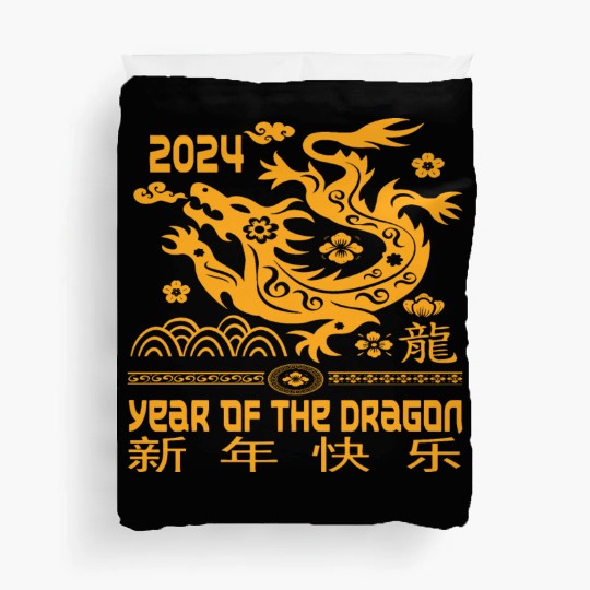 Zodiac Chinese New Year 2024 | Year Of The Dragon Duvet Covers