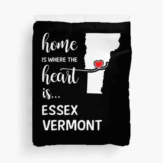 Essex County Vermont Is Where My Heart Is Gift Duvet Covers