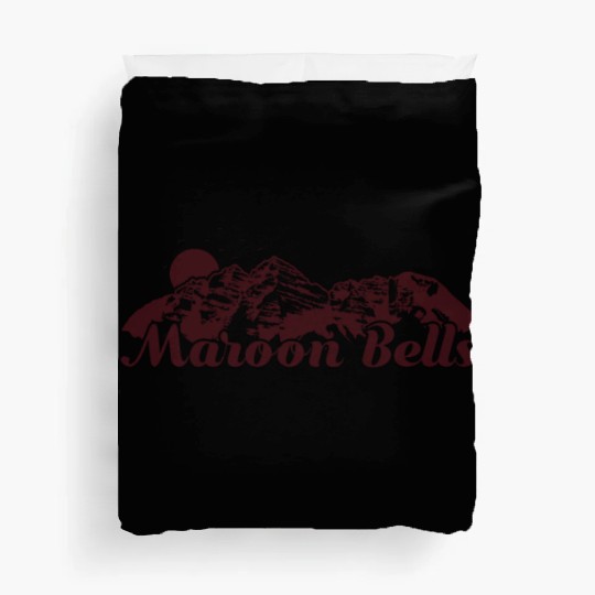 Maroon Bells Elk Mountains Colorado Duvet Covers