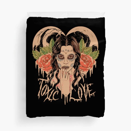 Toxic Love Valentine Couple Gift Duvet Covers