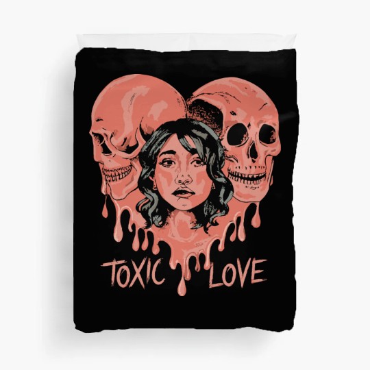 Toxic Love Valentine Couple Duvet Covers