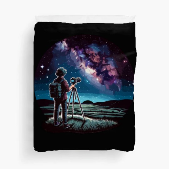 Astrophotography Astronomy Space Camera Star Watch Duvet Covers