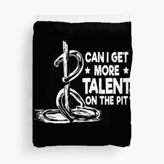 Funny Horseshoe Pitching Duvet Covers