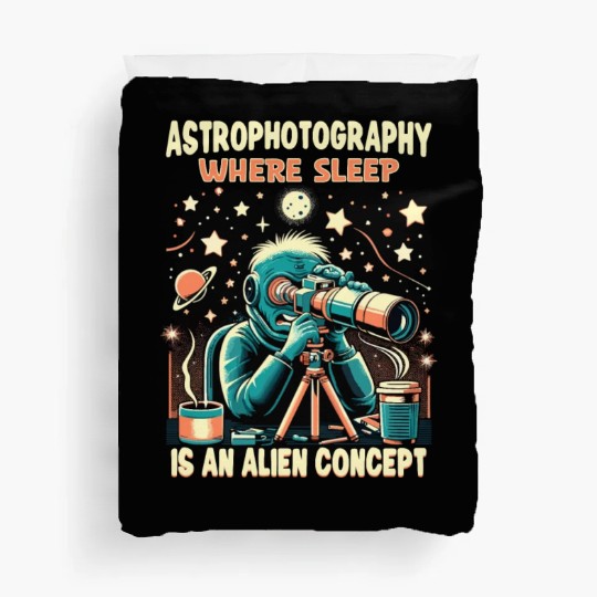 Astrophotography Astronomy Space Camera Star Watch Duvet Covers
