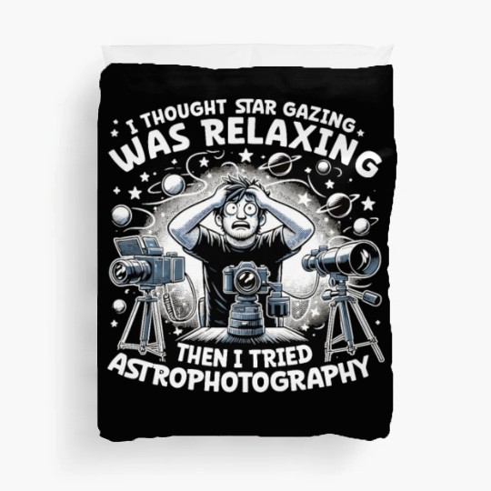 Astrophotography Astronomy Space Camera Star Watch Duvet Covers