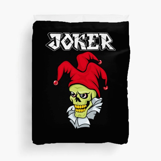 skull joker Duvet Covers
