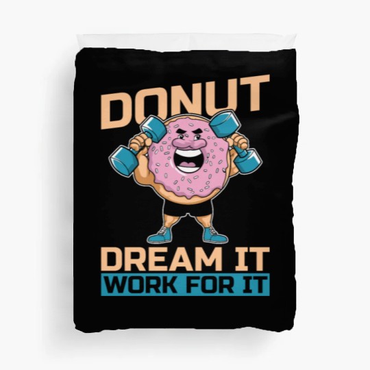 Fitness Donut Donut Gym Duvet Covers