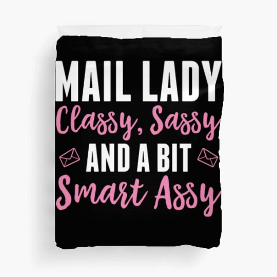 Mail Lady Funny Postal Worker Women Duvet Covers
