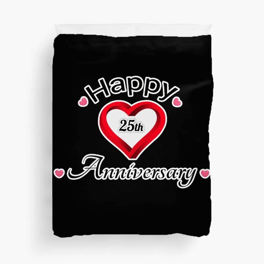 anniversary 25th Duvet Covers