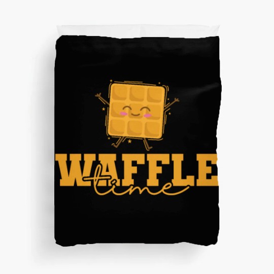 Waffle Time Favorite Food Duvet Covers