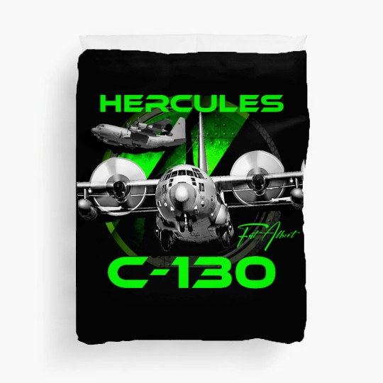 C-130 Hercules Military Aircraft Duvet Covers