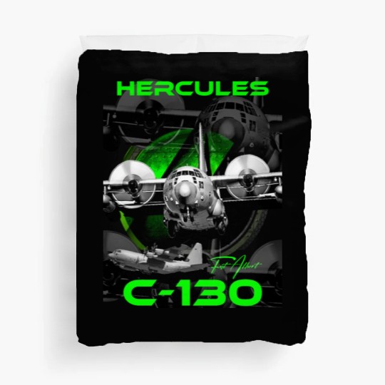 C-130 Hercules Military Aircraft Duvet Covers