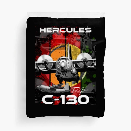 C-130 Hercules Military Aircraft Duvet Covers