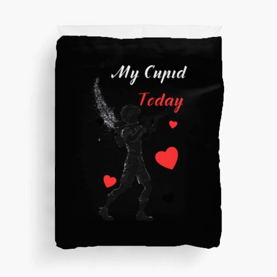 Angel of love, my cupid today. Duvet Covers
