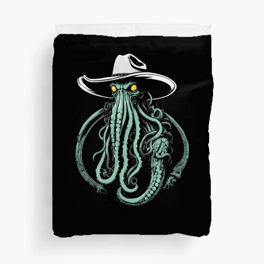 Weird Wild West - Cthulhu Cowboy Duvet Covers