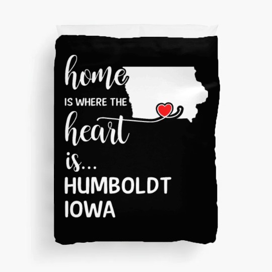 Humboldt County Iowa Is Where My Heart Is Gift Duvet Covers
