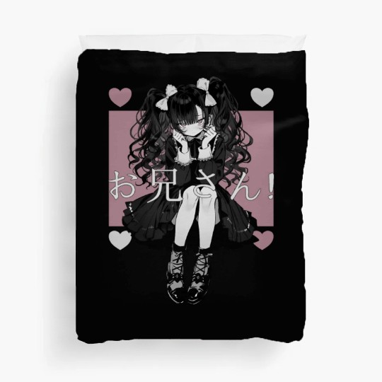 Gothic Maid Anime Harajuku Yami Kawaii Aesthetic Duvet Covers