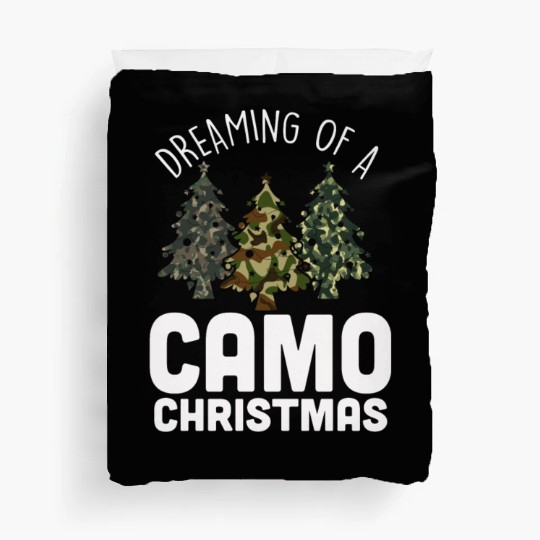 I'm Dreaming Of A Camo Christmas Camouflage Duvet Covers