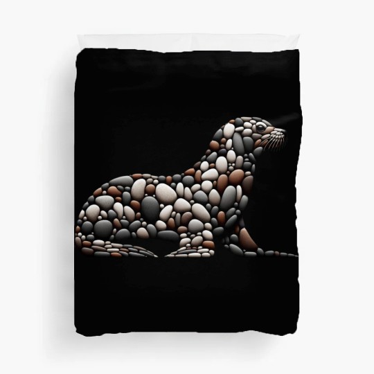 Pebble Seal Silhouette Duvet Covers