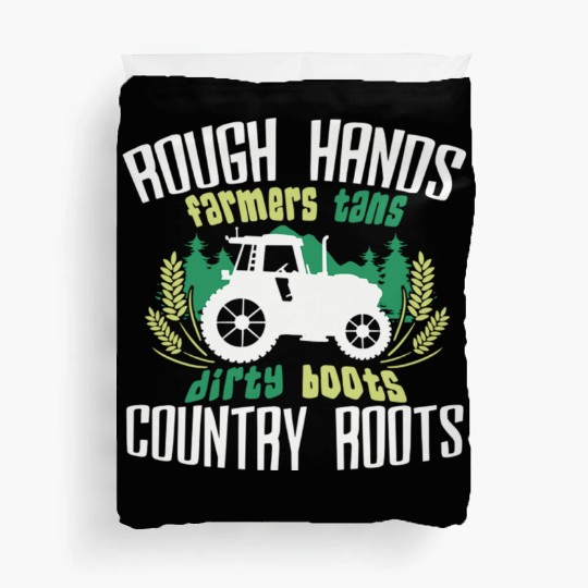 Farmer Rough Hands Duvet Covers
