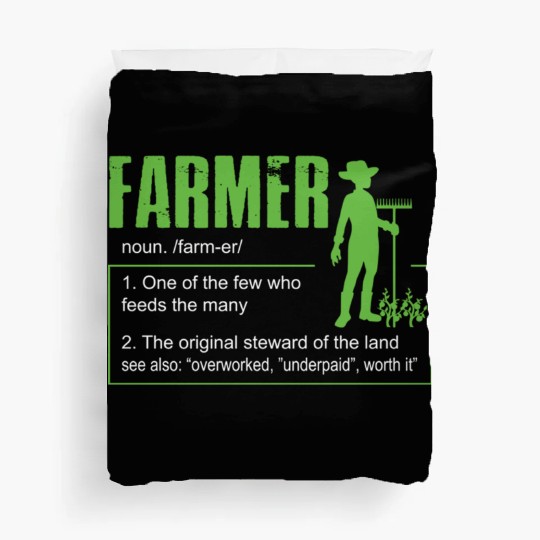 Farm Farmer Definition Duvet Covers