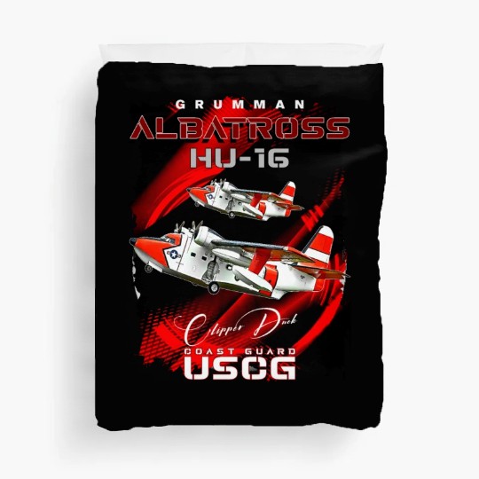Grumman HU-16 Albatross Coast Guard Aircraft Duvet Covers