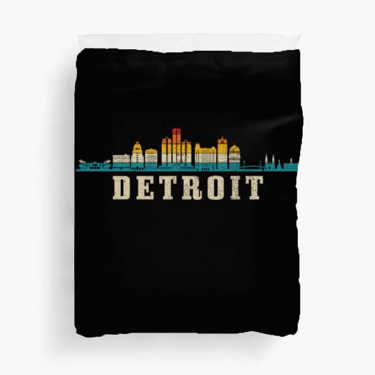 Detroit Michigan Motor City USA Duvet Covers