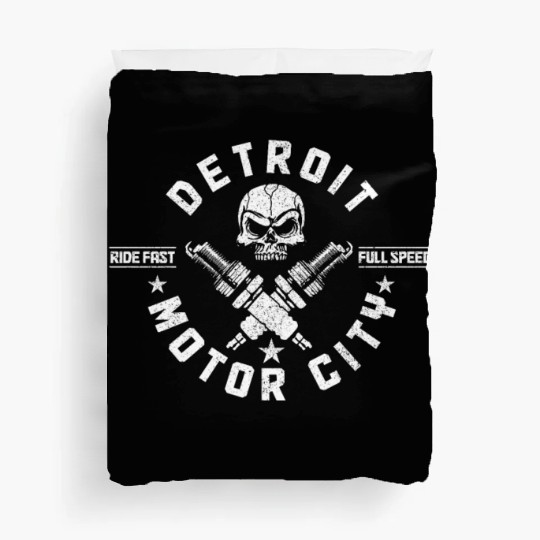 Detroit Michigan Motor City USA Duvet Covers