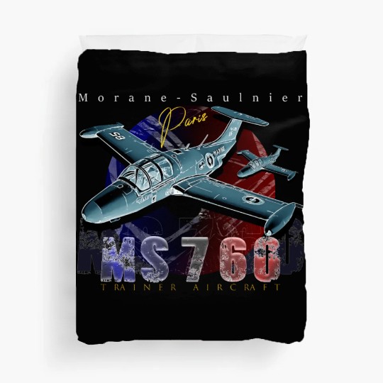 Morane-Saulnier MS760 Military Aircraft Duvet Covers