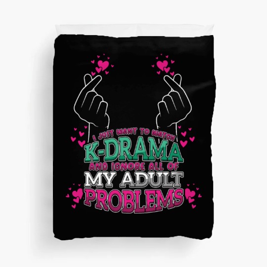 Funny Watch K-Drama Korean Drama K-Drama Duvet Covers