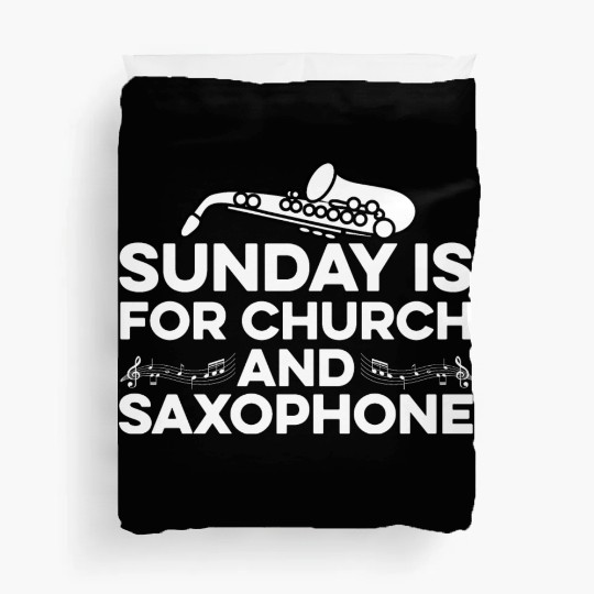 Church and Saxophone Choir Member Gift Duvet Covers