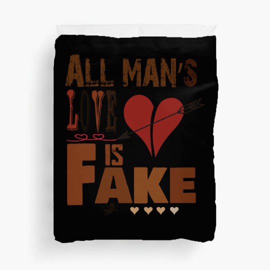 Love is sad Duvet Covers