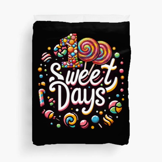 School Duvet Covers, 100 Sweet Days Cute Candies