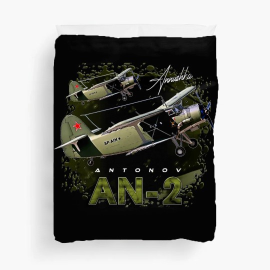 Antonov AN-2 Vintage Russian Aircraft Duvet Covers