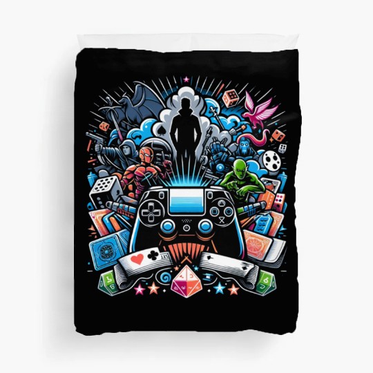 Gamer's Galaxy Duvet Covers