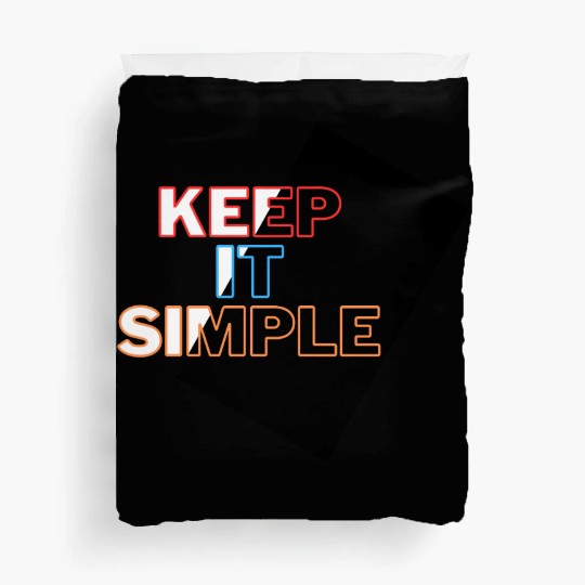 Minimalist Mastery: Keep It Simple Apparel Duvet Covers